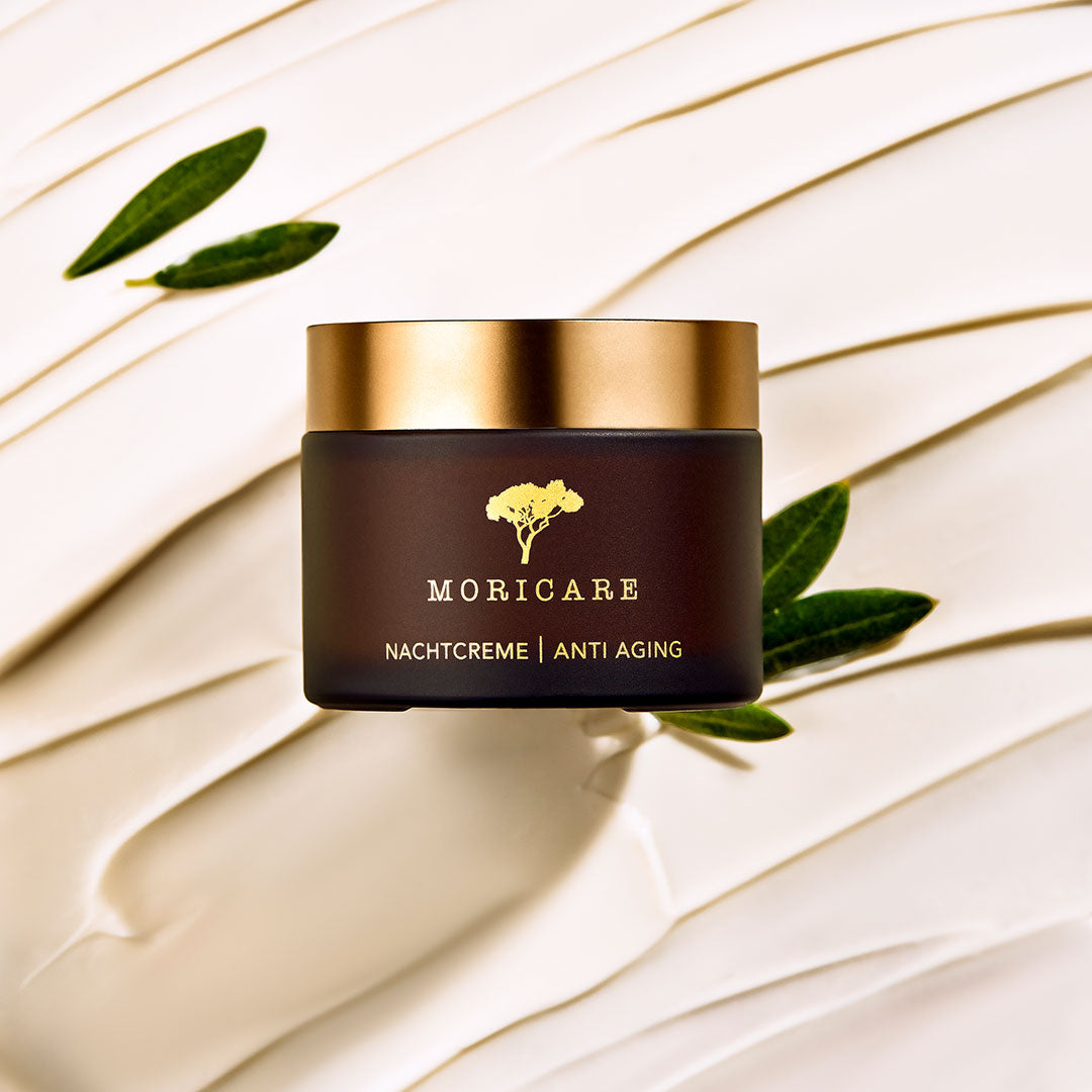 Nachtcreme mit Anti Aging Effekt gegen Hautalterung