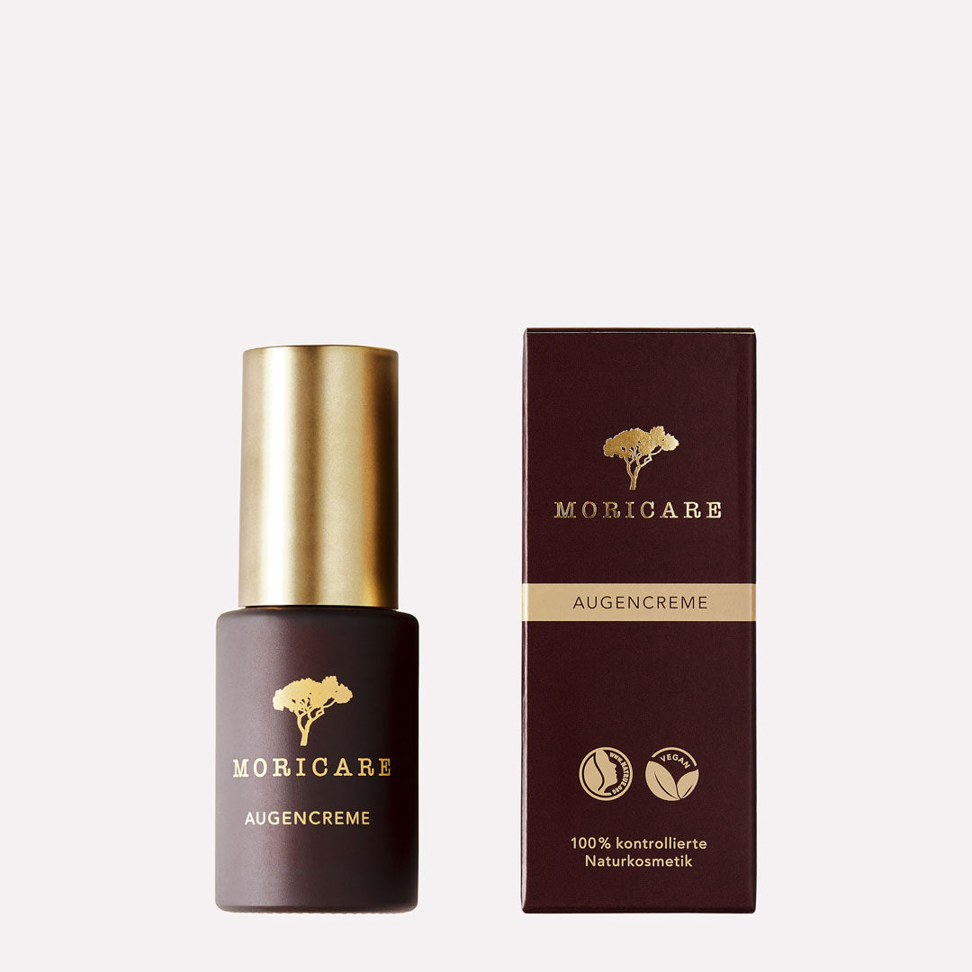 MORICARE Augencreme 30 ml 100%kontrollierte Naturkosmetik vegan tierversuchsfrei